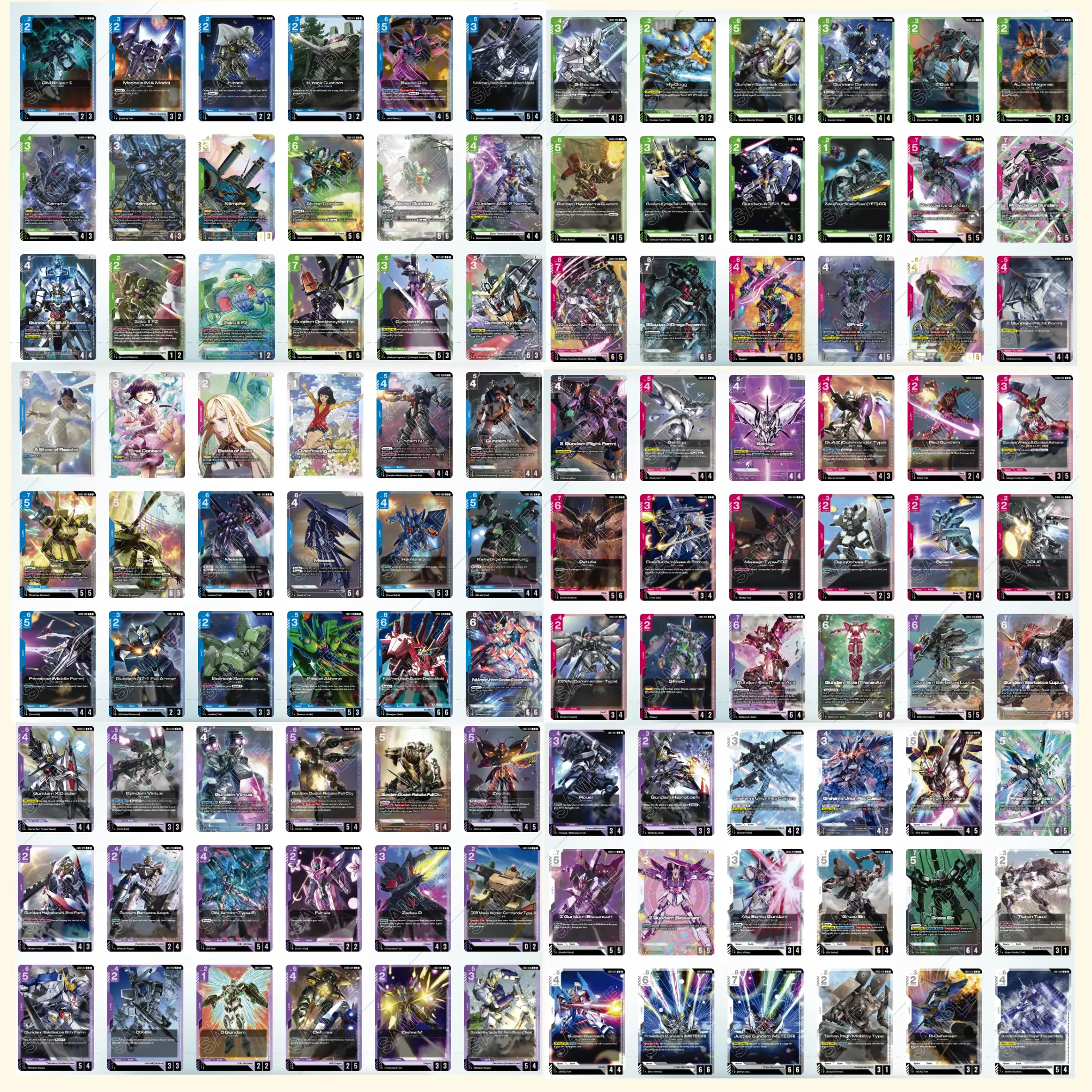 Thẻ Card Gundam BOOSTER PACK STEEL REQUIEM [GD03] ENGLISH