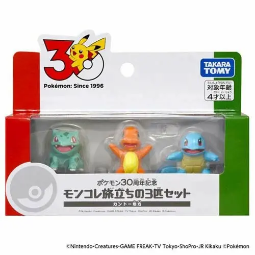 Mô Hình Pokemon Moncolle 30th Ani Kanto