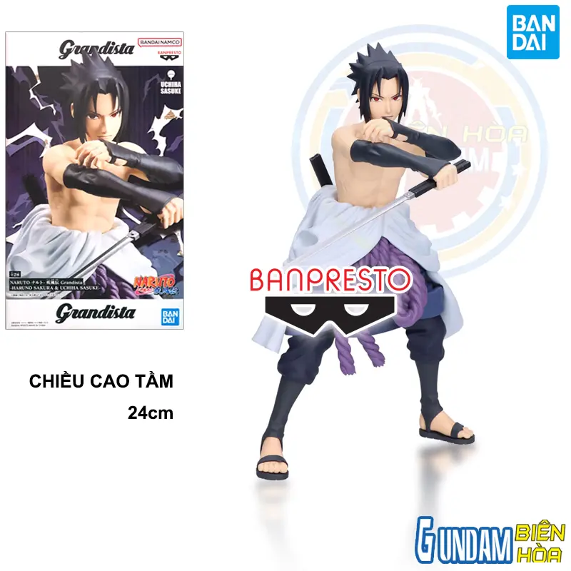 Mô hình Figure Banpresto NARUTO SHIPPUDEN GRANDISTA-SAKURA HARUNO & SASUKE UCHIHA-(B:SASUKE UCHIHA)