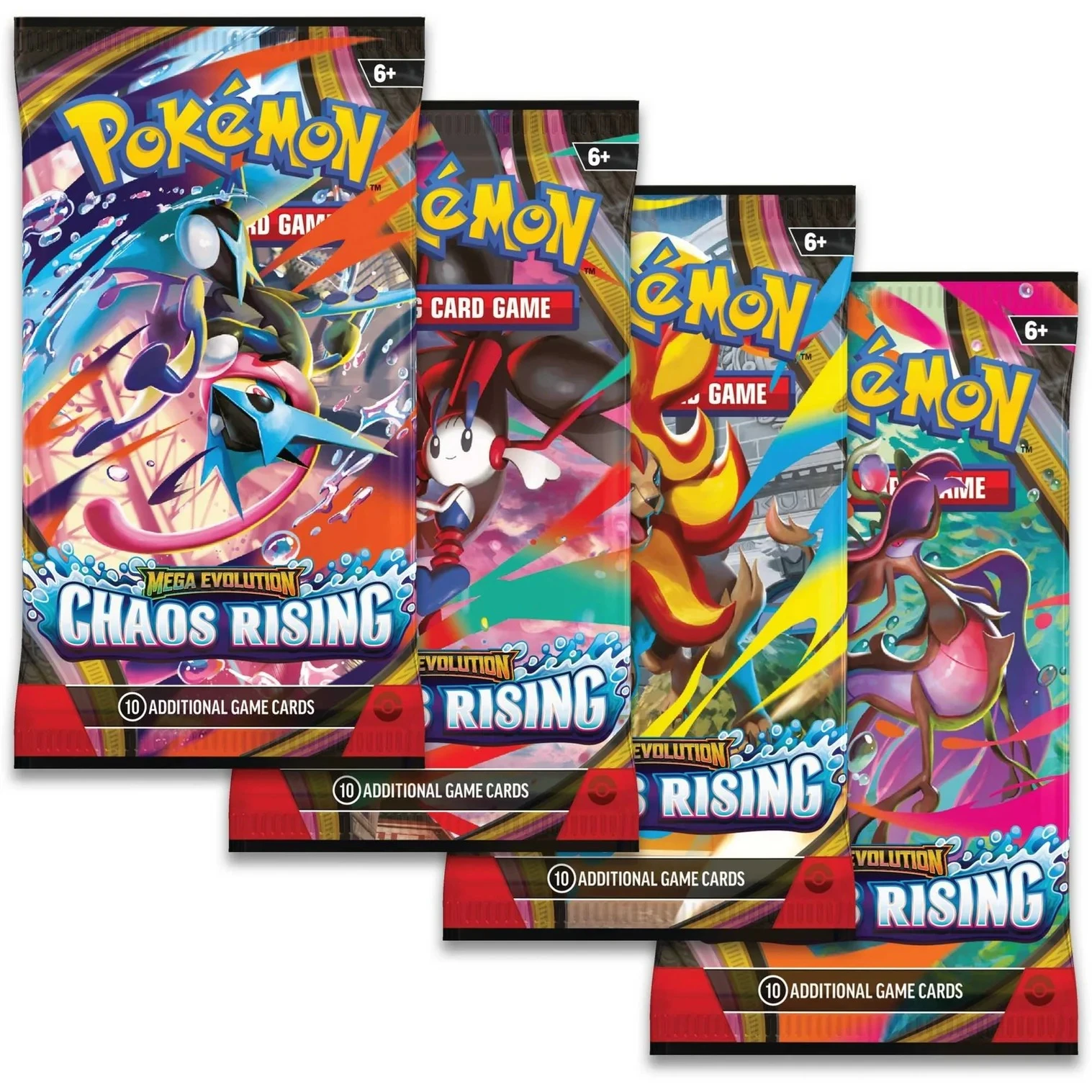 Thẻ bài sưu tầm Pokemon TCG ME04 –Mega Evolution Chaos Rising Booster Pack