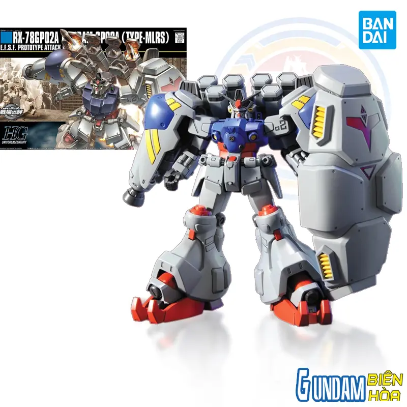 Mô hình lắp ráp 1/144 HGUC GP02A MLRS CUSTOM