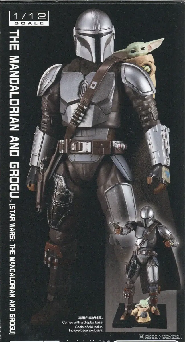 Mô hình lắp ráp 1/12 THE MANDALORIAN AND GROGU [STAR WARS: THE MANDALORIAN AND GROGU]