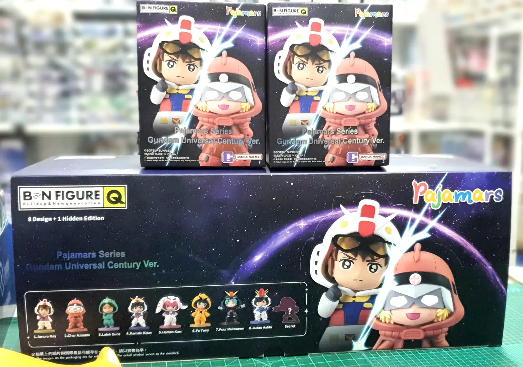 Mô hình BLINDBOX BNFIGURE Q PAJAMARS SERIES MOBILE SUIT GUNDAM UNIVERSAL CENTURY VER