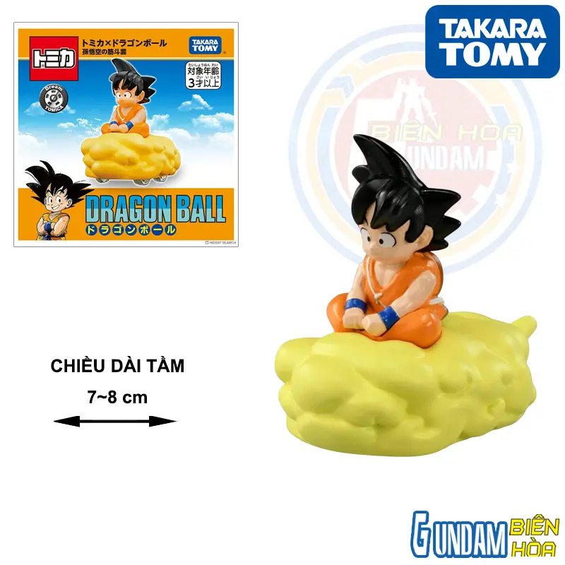 Xe mô hình TOMICA DT Dragon Ball Goku & Nimbus 25