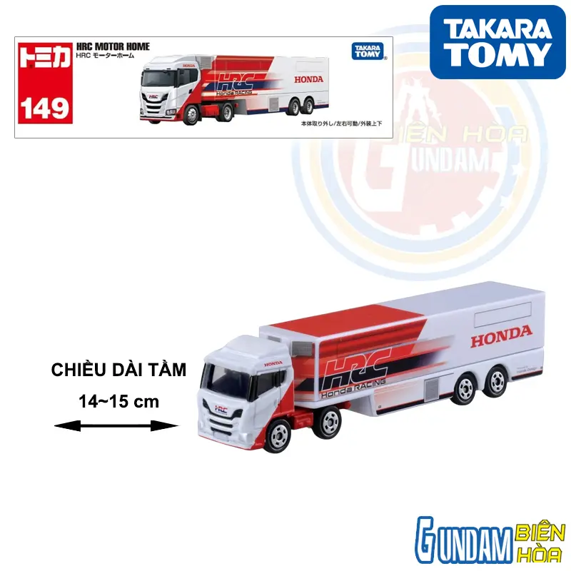Xe mô hình TOMICA Long No.149-5 Honda Racing Transporter 24