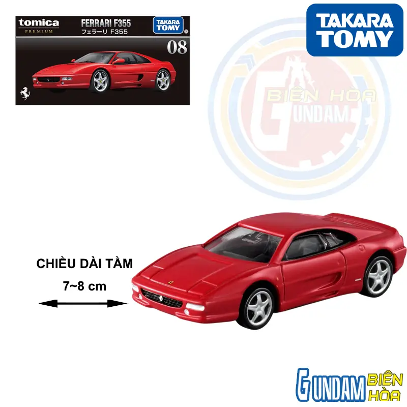 Xe mô hình TOMICA PRM No.08 Ferrari F355 23